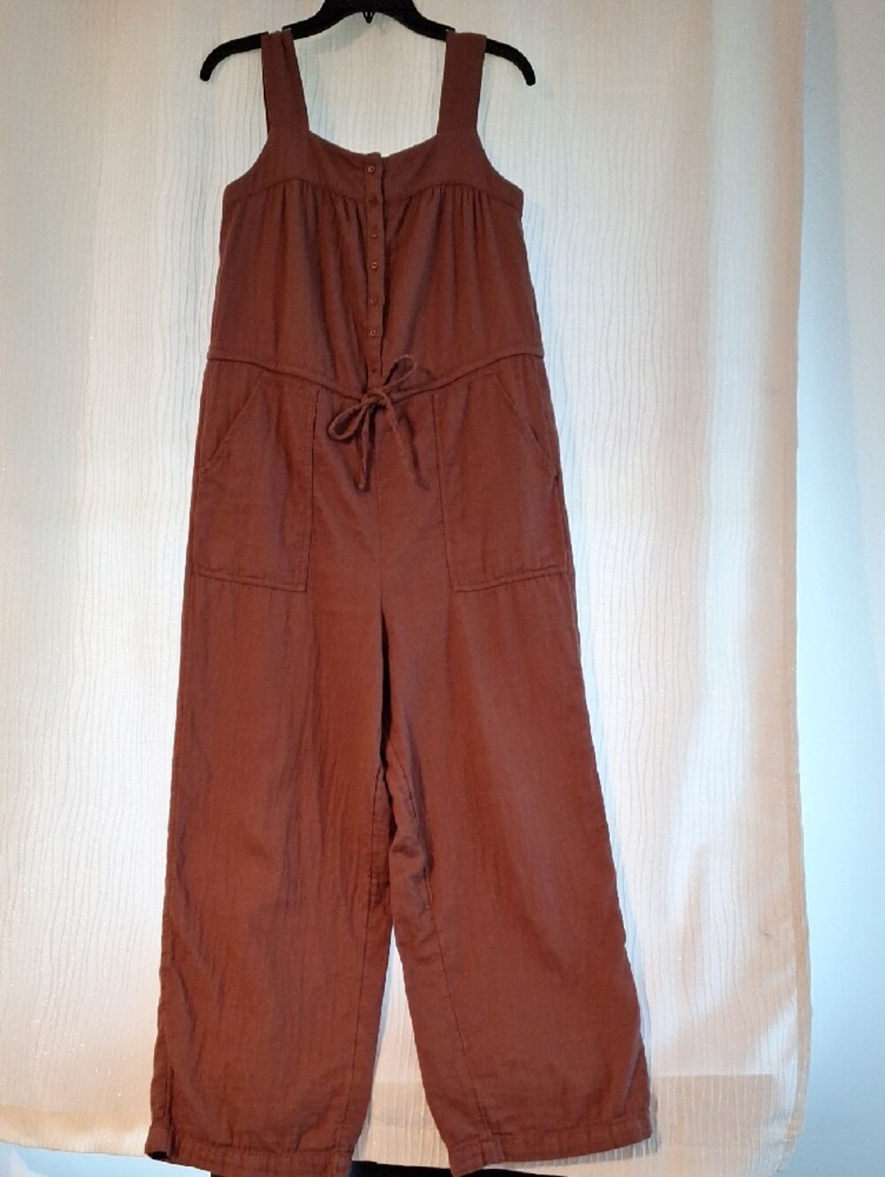 Old Navy Rust Brown Wide-Leg Jumpsuit